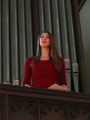 Dzied pārstāve no Zviedru draudzes