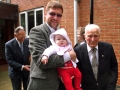 Dievkalpojuma jaunākā apmeklētāja bija vēstnieka Eduarda Stiprā piecarpus mēnešus vecā meita Anna un vecākais apmeklētājs bija Andrejs Zeps, kas 2011. g. novembrī svinēja 100. dzimšanas dienu.