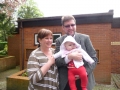 LR vēstnieks Apvienotā Karalistē Eduards Stiprais ar sievu Zandu un meitu Annu
